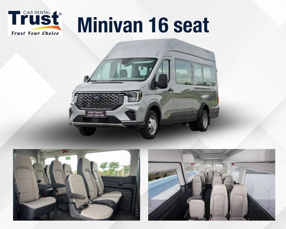 So sánh thuê xe 16 chỗ đi nhanh về sớm và giữ xe cả ngày